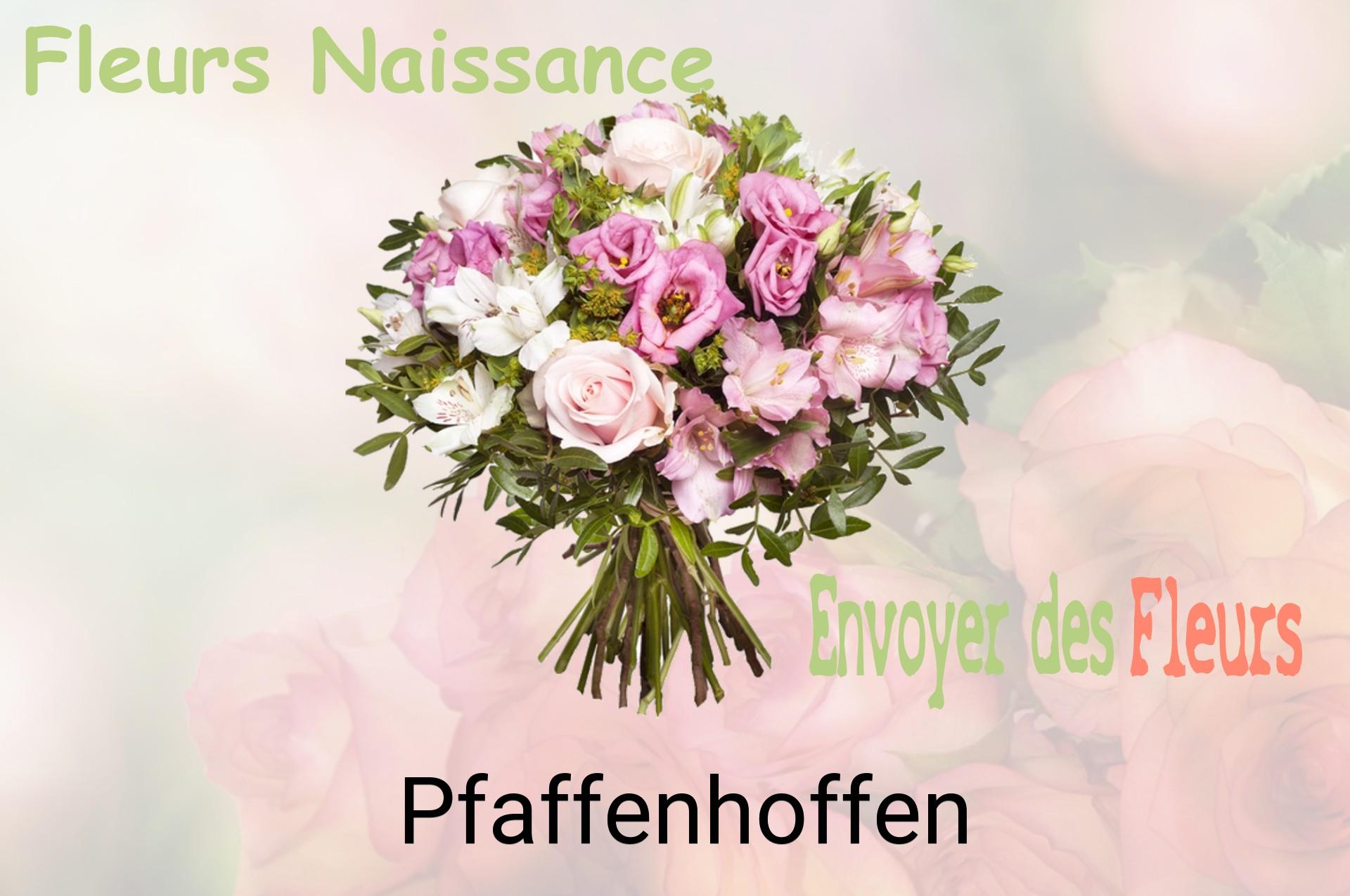 Bouquet de fleurs de naissance livré à Pfaffenhoffen